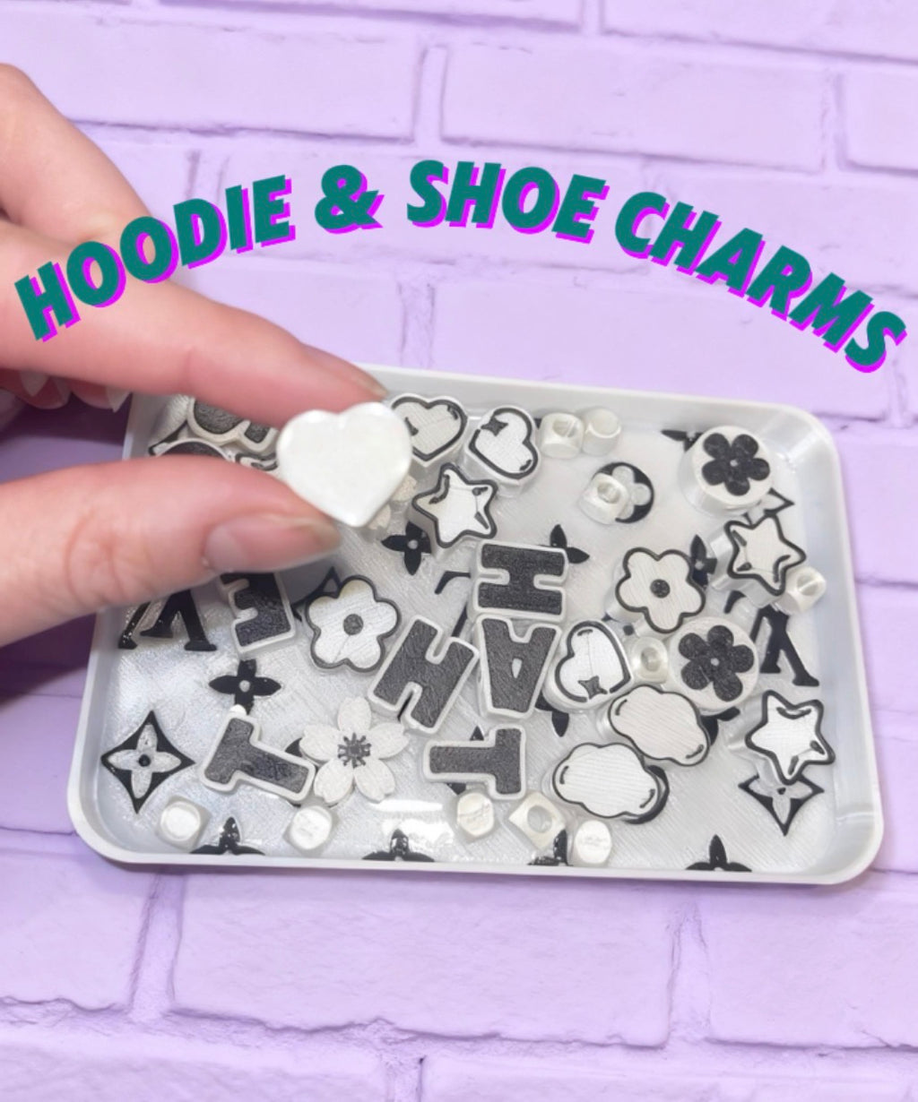 ✨ PERSONALIZED HOODIE & SHOE LACE CHARMS ✨