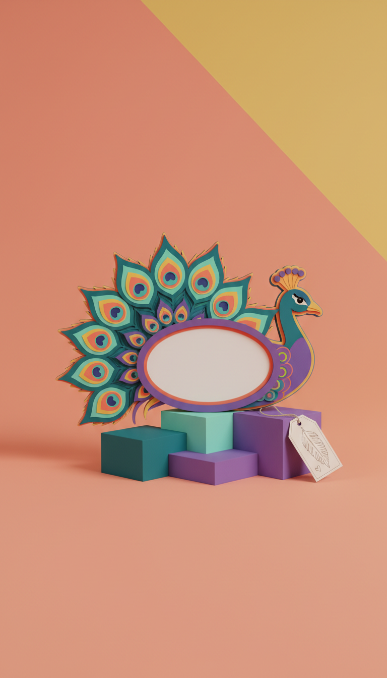 Personalized Peacock Name Plaque